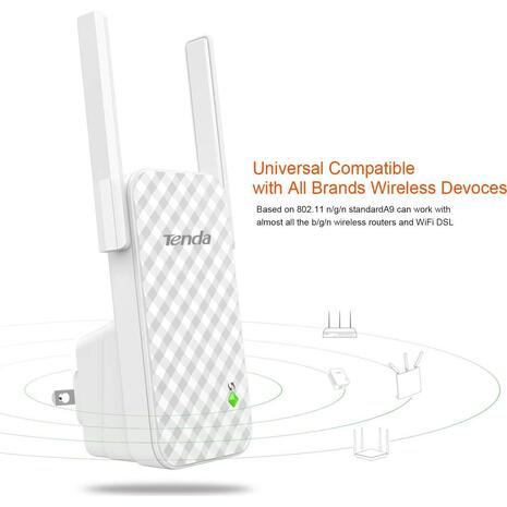 Range extender wireless Wifi repeater 300Mbps Tenda A9 N300